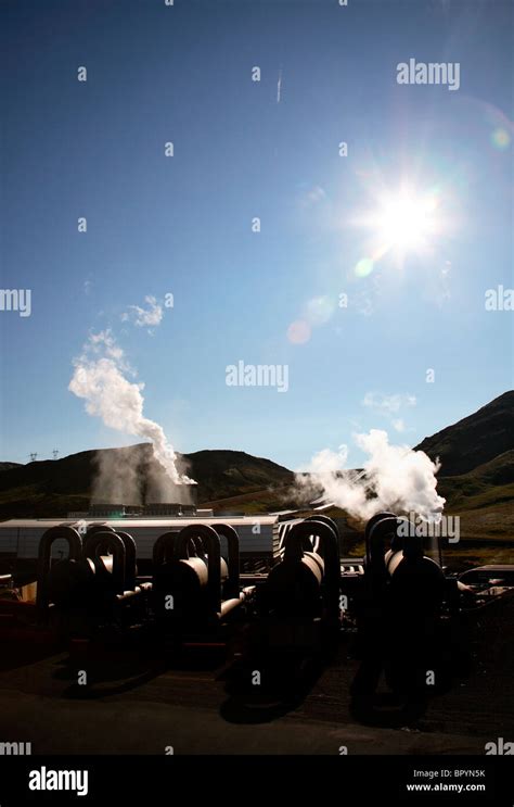 Iceland Geothermal Power Station Stock Photo - Alamy