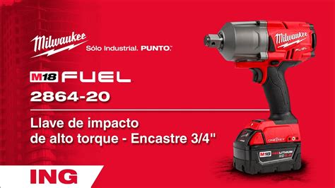 Llave De Impacto 3 4 2864 Ingles ONE KEY M18 FUEL MILWAUKEE