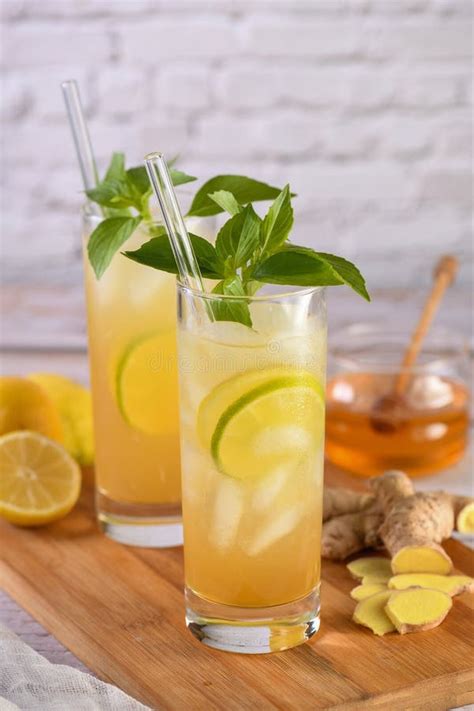 Honey Ginger Lemonade Stock Photo Image Of Mead Juice 274848518