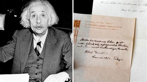 La Teoría De La Felicidad De Einstein Subastada Por 132 Millones De Euros