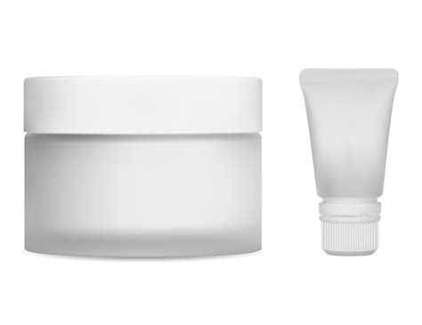 Premium Vector Cream Jar Mockup Face Cream Glass Container Blank