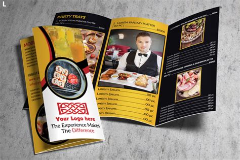 Food Trifold Brochure By Ayme Designs Thehungryjpeg