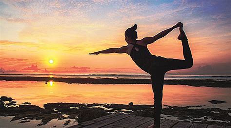 Sunset Yoga Anantara Bali Uluwatu Resort Spa Now Bali