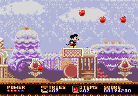 Castle Of Illusion Starring Mickey Mouse Megadrive Genesis The King