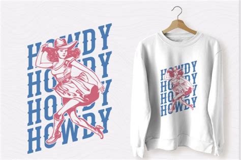 Vintage Western Cowgirl Svg In Dolly Graphic By Trendy T Shirt Store · Creative Fabrica