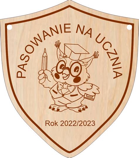 Medal Pasowanie Ucznia Przedszkolaka Tarcza Gravvo Prezent Na