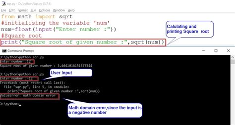 Valueerror Math Domain Error