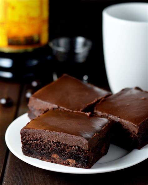 Kahlua Brownies With Chocolate Kahlua Ganache Friday Is Cake Night