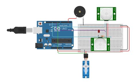 Circuit Design Door Tinkercad