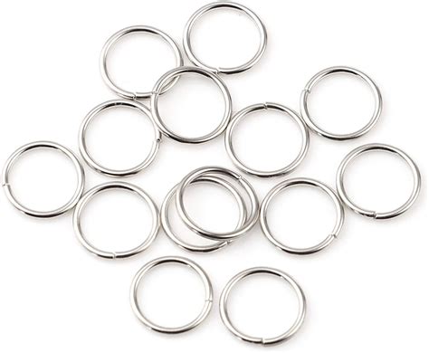 Amazon Valyria Pcs Stainless Steel Open Jump Rings Connectors