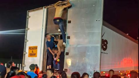 Veracruz Encuentran 350 Migrantes Hacinados En La Caja De Un Tráiler N