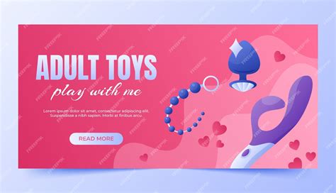 Free Vector Sex Toys Banner Design