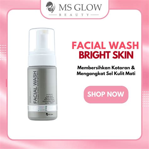 Ms Glow Facial Wash Sabun Wajah Ml Lazada Indonesia