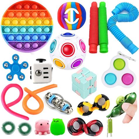 20 Pack Quality Bundle Set Sensory Fidget Toys Stress Relief Kids ...