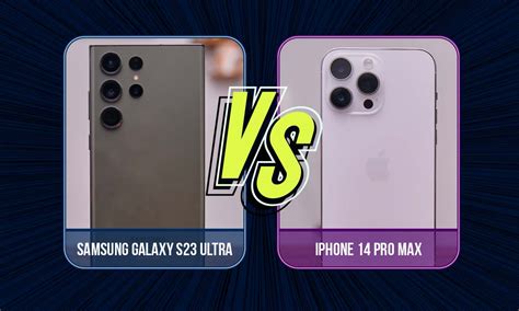 Samsung Galaxy S Ultra Vs Iphone Pro Max