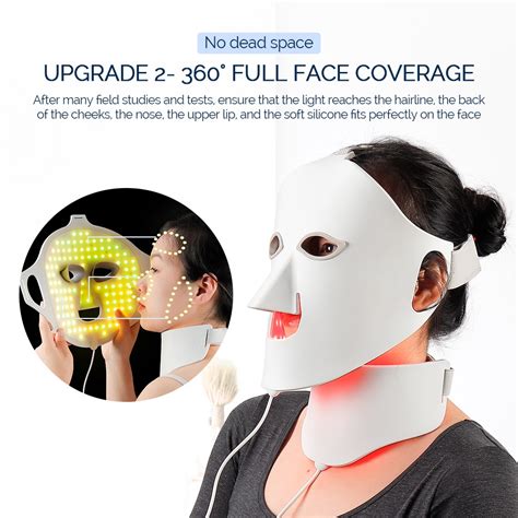 Foreverlily Wireless 7 Led Face Mask Reduce Wrinkles Rejuvenation