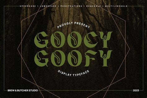 Goocy Goofy Font By Brewandbutcher · Creative Fabrica