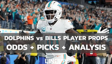 Miami Dolphins Vs Buffalo Bills Nfl Player Props And Picks 121722