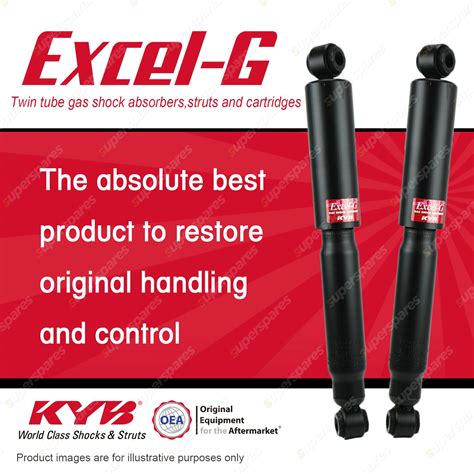 2x Rear Kyb Excel G Shock Absorbers For Hino 300 Dutro Toyota Dyna