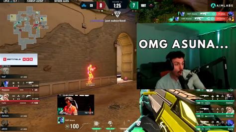 Sen Tarik Reaction To 100t Asuna Ace Vs C9 Vct Americas Youtube