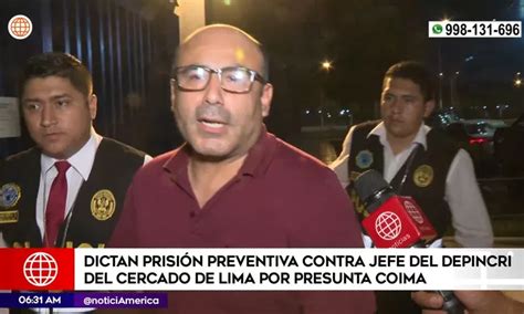 Dictan prisión preventiva contra jefe del Depincri Cercado