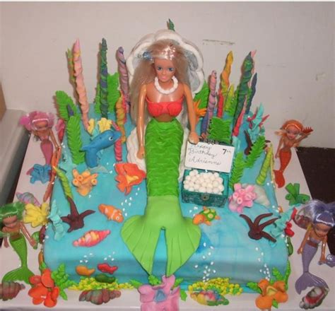 Under The Sea Mermaid Cake