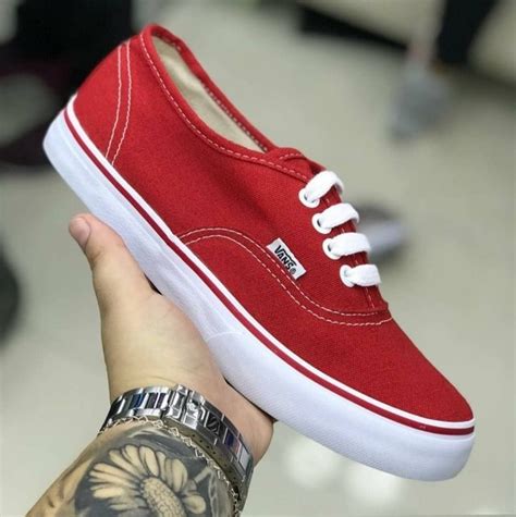 Distribuidor Zapatillas Vans Montevideo Authentic Wide Mujer Rojas