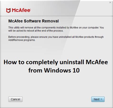 Hoe Mcafee Volledig Te Verwijderen Van Windows