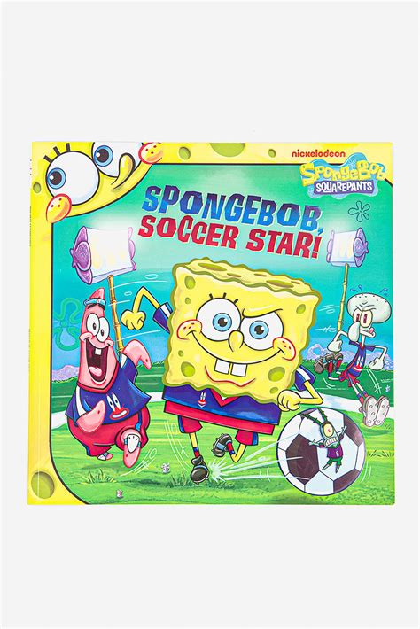 Buy Nickelodeon Spongebob Soccer Star Book Yellow And Green Online