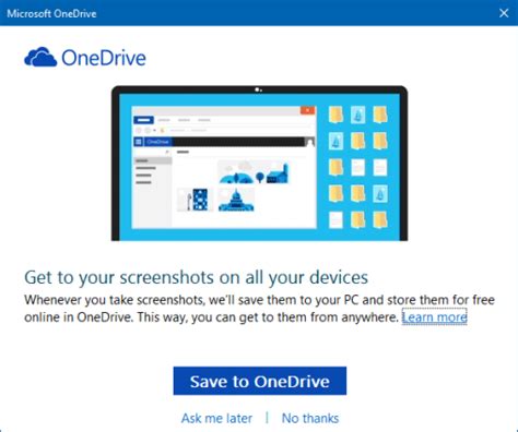 Enable Or Disable Auto Save Screenshots To Onedrive In Windows