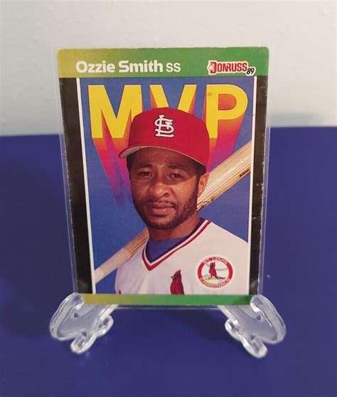 Donruss Mvp Ozzie Smith Baseball Card Bc St Louis Cardinals