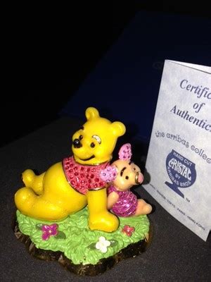 Winnie The Pooh And Piglet With Swarovski Cystals Figurine By Arribas