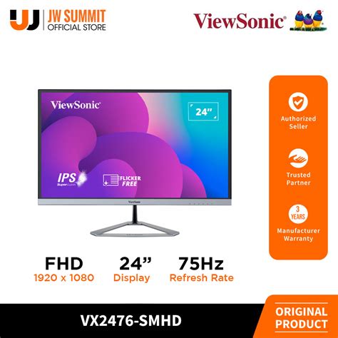 Viewsonic Vx Smhd Fhd Hz Ms Ips Technology Flicker Free