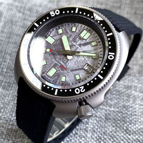 Tandorio Titanium Material Turtle Automatic Watch Men M Waterproof