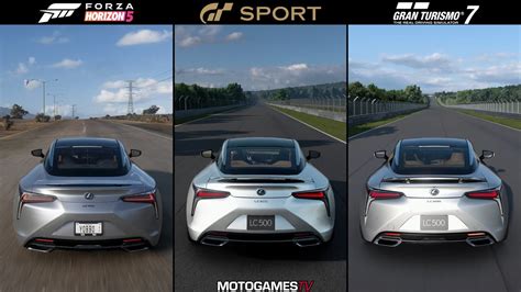 Forza Horizon 5 Vs Gt Sport Vs Gran Turismo 7 Lexus Lc 500 Sound