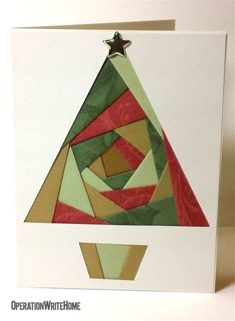 Iris Folded Christmas Tree Iris Paper Folding Iris Folding Pattern