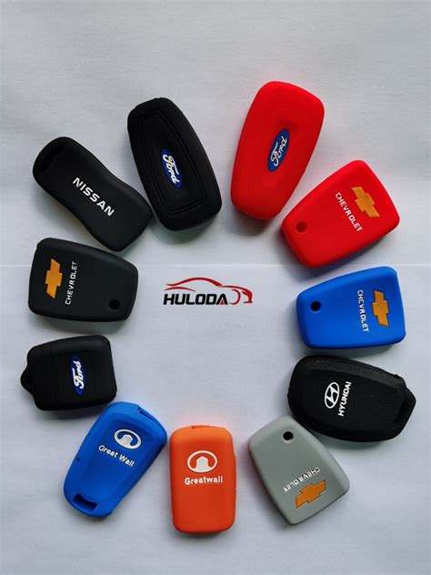 Silicone key cover for various car key shell models