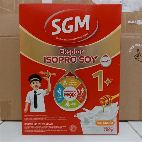 Jual Susu Sgm Eksplor Isopro Soy Madu Gr Shopee Indonesia