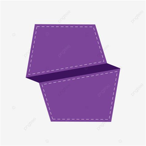 Purple Blank Empty Shape Banner Element Vector Blank Shapes Empty