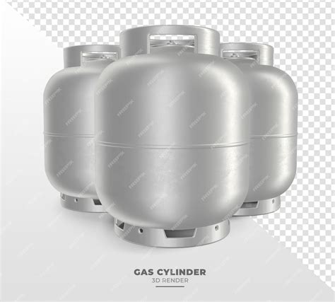 Premium Psd Gas Cylinder Isolated On Transparent Background In