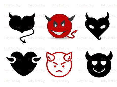 Devil Heart Svg Bundle Devil Heart Cuttable Design Svg File Etsy