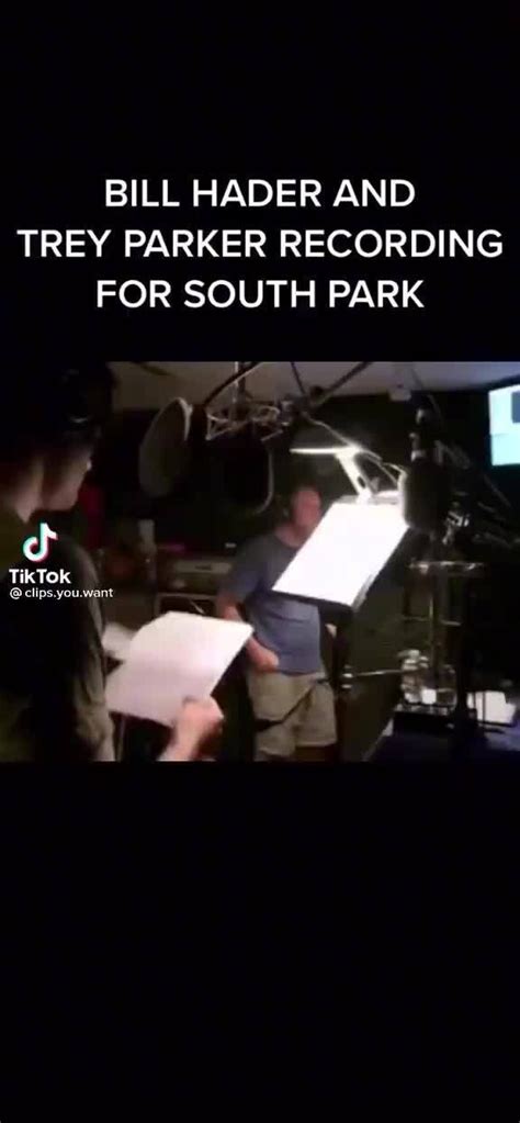 Bill Hader And Trey Parker Recording For South Park Mi Ch Tik Tok Clips