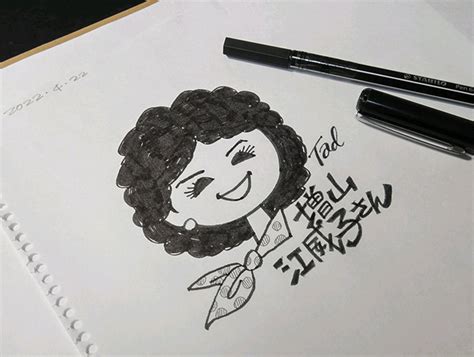 タッド星谷 Tad Hoshiya on Twitter 増山江威子さん誕生日おめでとうございます 下描きナシのササッと描いたイラスト