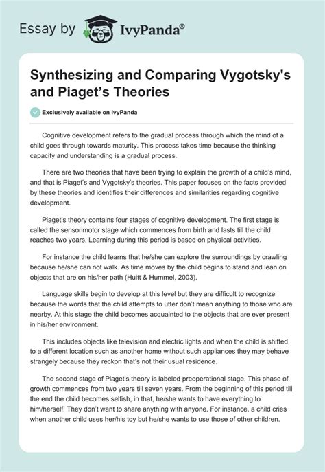 How Vygotsky Theory Is Different From Piaget Flash Sales Ladorrego Ar