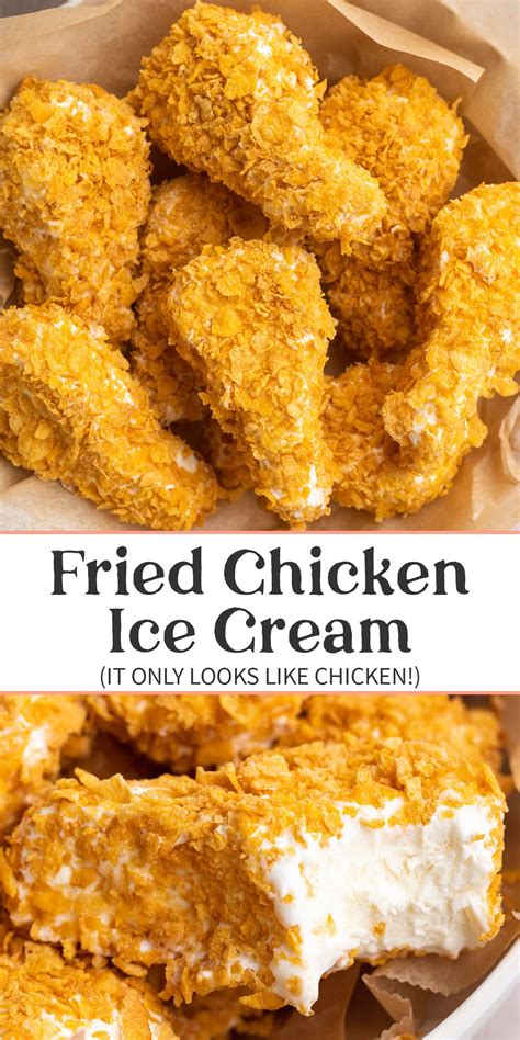 Homemade Fried Chicken Ice Cream 40 Aprons