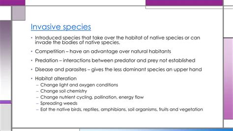 Ppt How Introduced Species Affect Ecosystems Powerpoint Presentation Id 2382107