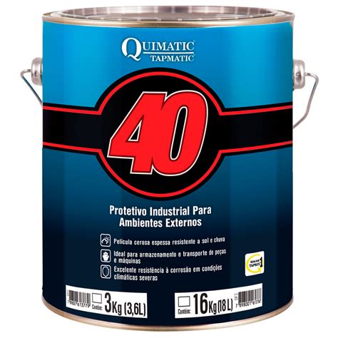 QUIMATIC 40 Protetivo Industrial Para Ambientes Externos 3 Kg Quimatic