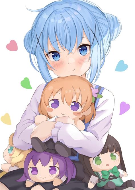 Kafuu Chino Hoto Cocoa Kirima Syaro Tedeza Rize And Ujimatsu Chiya