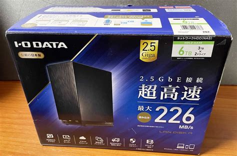 Ioデータ デュアルコアcpu搭載 ネットワーク接続ハードディスク Nas Hdl2 Aax4 2ドライブモデル 4tb