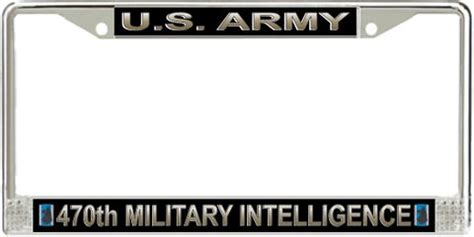 U S Army Th Military Intelligence Brigade License Plate Frame